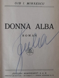 Donna Alba - Gib. I. Mihăiescu