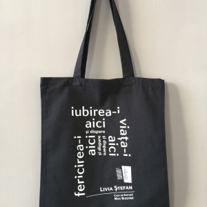 Sacoșă personalizată versuri -Livia Stefan
