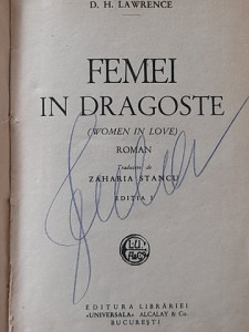 Femei în dragoste - D. H. Lawrence