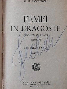 Femei în dragoste - D. H. Lawrence