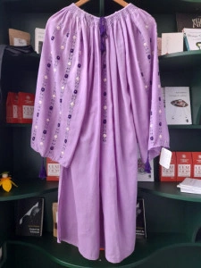 Rochie mov "Ajur cu bombi"