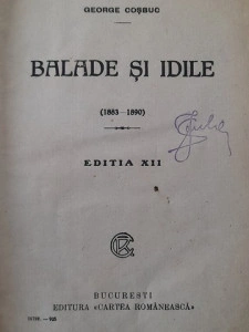Balade și idile - George Coșbuc