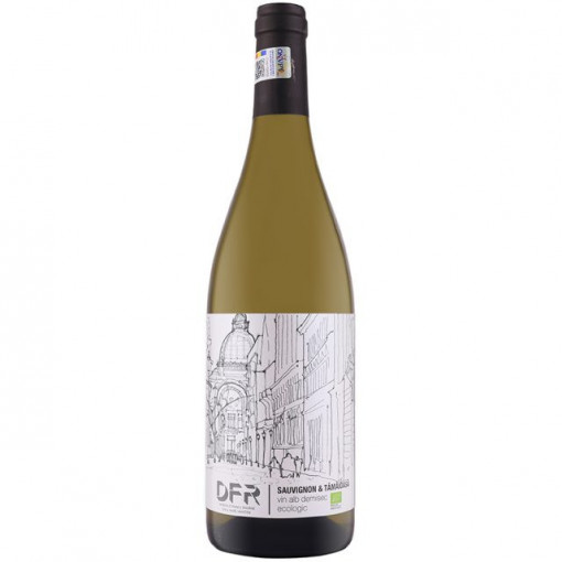 Vin alb, demisec, DFR - SAUVIGNON BLANC & TĂMÂIOASĂ ROMÂNEASCĂ BIO