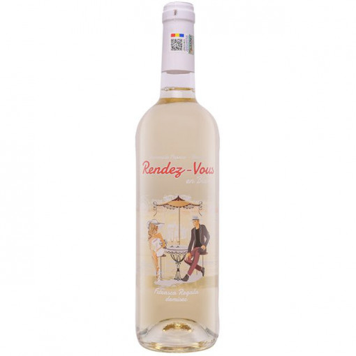 Vin alb, demisec, DFR - Rendez-Vous Fetească Regală