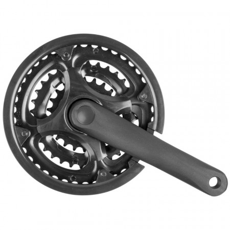 Angrenaj Pedalier Metal/Aluminiu M- WAVE 22x32x42 B 170 mm