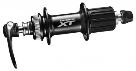 BUTUC SPATE SHIMANO DEORE XT FH-M8000 36H 8/9/10/11 VIT. OLD 135MM AX 146MM QR 173MM PT. ROTOR CENTER LOCK FARA PROTECTIE PT. MONTURA DISCULUI AMBALAT IND.