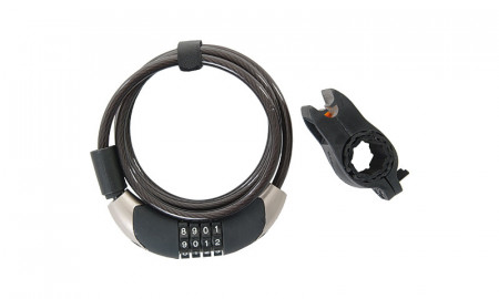 Incuietoare Cablu CONTEC C-360 Pro Cifru 10mm/185cm - Black