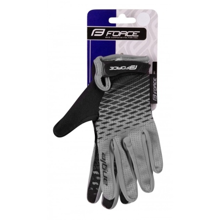 Manusi Force Kid MTB Angle gri/negru M