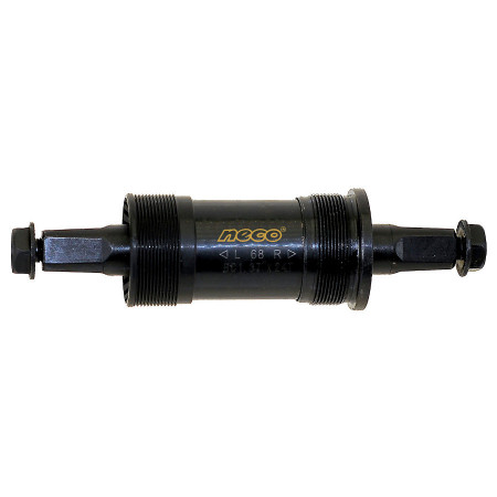Monobloc Pedalier NECO 113,5/22,5 mm Negru Cupe Metal/Plastic