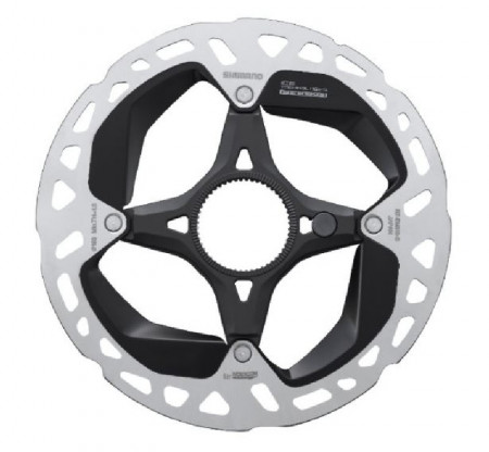 ROTOR PT. FRANA PE DISC SHIMANO RT-EM910-S 160MM INCL. PIULITA DE STRANGERE INTERNAL SERRATION NEGRU AMBALAT IND.