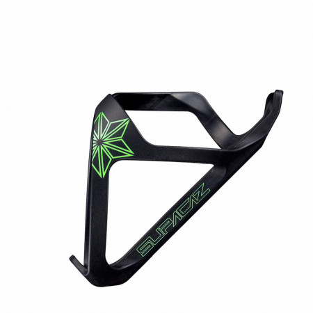 Suport bidon SUPACAZ Tron - incarcare laterala (Plastic) - verde neon