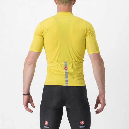 Tricou cu maneca scurta Castelli Classifica Galben XXL