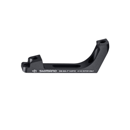 Adaptor etrier fata Shimano Post/Flat 140 mm negru (ISMMAF140PDA)