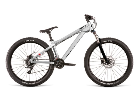Bicicleta BeFly HERO ONE 26" silver 2 x 8 v