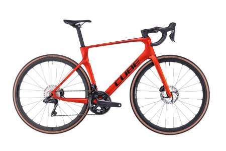 BICICLETA CUBE AGREE C:62 RACE Fireorange Black 2023