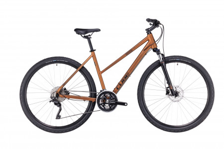 BICICLETA CUBE NATURE PRO TRAPEZE Gold Black 2023