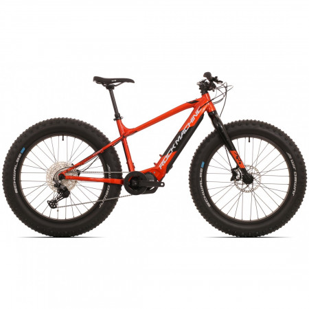 Bicicleta Electrica Rock Machine Avalanche INT e70-26 26 Gloss Metallic Orange/Silver 17.0 - (M)