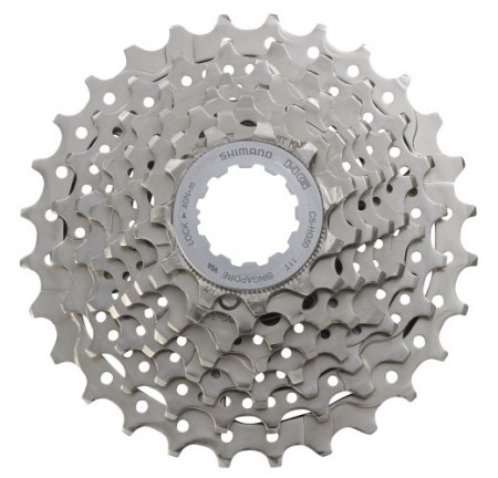 BLOC DE PINIOANE PE CASETA SHIMANO CLARIS CS-HG50 8 VIT. 11-13-15-17-20-23-26-30T (AN) NI-PLATED AMBALAT IND.