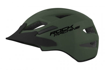 Casca copii Rock Machine F.L.Y. verde inchis S/M (52-56 cm)