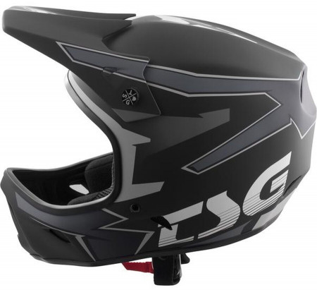 Casca TSG Advance Graphics Design - Streak Black-Grey XL