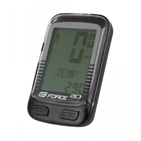 Ciclocomputer Force WLS 20F fara fir negru