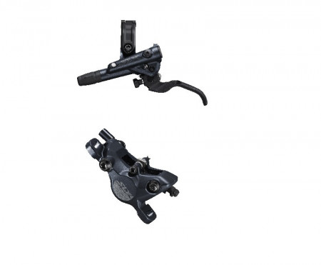 FRANA PE DISC SET ASAMBLAT SHIMANO SLX BL-M7100(L) BR-M7100(F) FARA ADAPTOR PLACUTE RESIN FARA ARIPIOARE DE RACIRE FURTUN SM-BH90-SBM 1000MM INCL. OLIVA & INSERTIE CONECTARE AMBALAT IND.