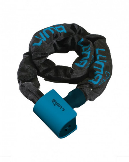 Lacat Luma Enduro 8 Chain 120 cm albastru C4