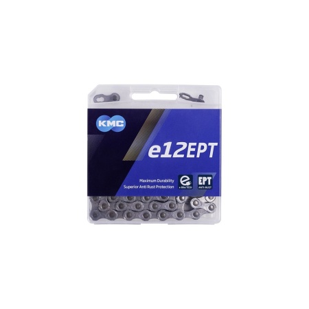 Lant KMC E12 EPT 12 Viteze 130 zale Ebike, Argintiu