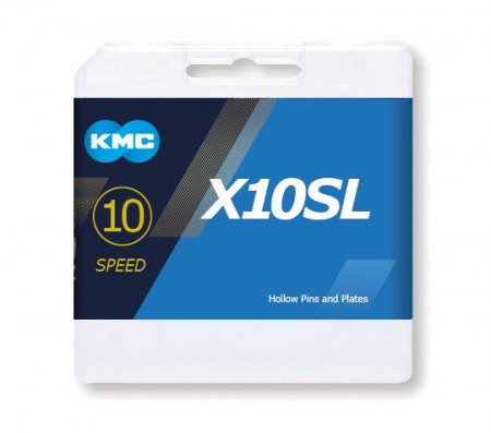 Lanţ KMC X10SL argintiu 1/2x1/128 112L