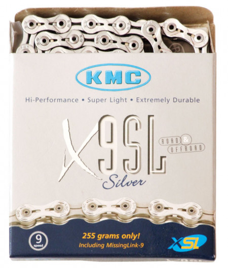 Lanţ KMC X9SL argintiu