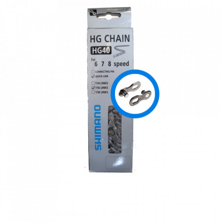Lant SHIMANO HG40 6/7/8 Viteze 116 Zale