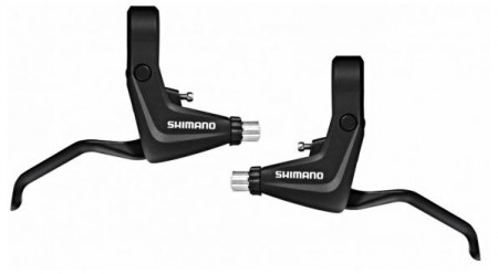 MANETE DE FRANA SHIMANO ALIVIO BL-T4000 DREAPTA & STANGA INCL. CABLURI SI CAMASA NEAGRA T-TYPE 800X900 1400X1600MM NEAGRA AMBALAT IND.