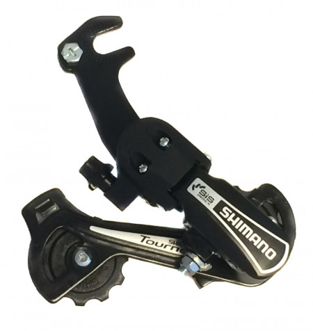 SCHIMBATOR SPATE SHIMANO TOURNEY RD-TY21-B-GS 6 VIT. PRINDERE PE AX (ROAD TYPE) NEGRU VRAC