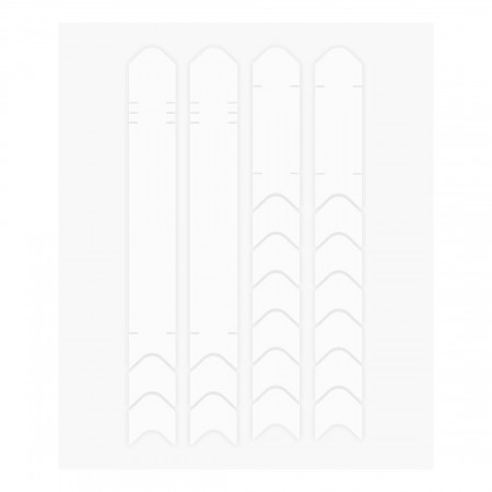 Stickere protectie cadru lant Muc-Off Chainstay Protection Kit CLEAR MATT - Set 20 Buc.