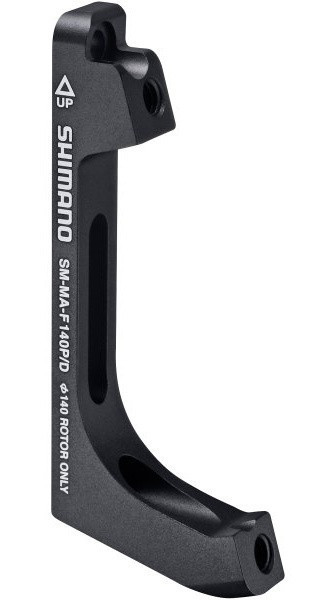 Adaptor etrier fata Shimano Post/Flat 140 mm negru