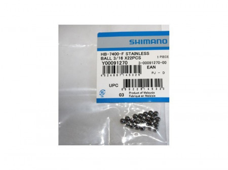 BILE SHIMANO HB-7400-F STAINLESS 3/16 22 BUC.
