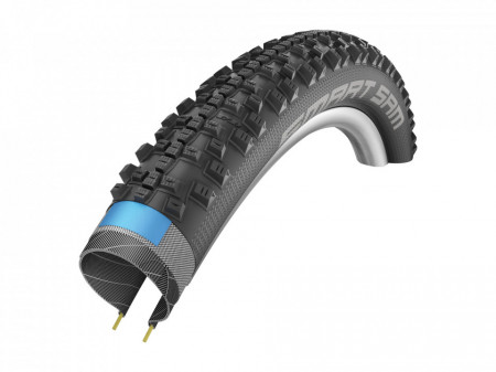 Cauciuc SCHWALBE Smart Sam DD - 27.5x2.60 (65-584) HS476 B/B-SK, Addix - Pliabil