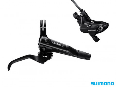 FRANA PE DISC SET ASAMBLAT SHIMANO J-KIT BL-MT501(L) BR-MT520(R) FARA ADAPTOR PLACUTE RESIN FURTUN SM-BH90-SS 1700MM NEGRU INCL. OLIVA & INSERTIE CONECTARE NEGRU AMBALAT IND.