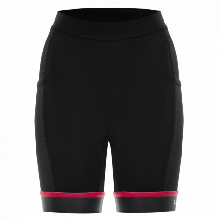 Pantaloni scurti alergare FUNKIER Marsala - Negru/Roz S