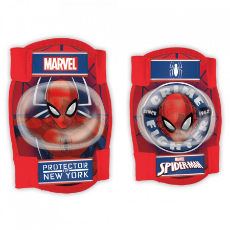 Protectii genunchi si coate copii Seven Spiderman