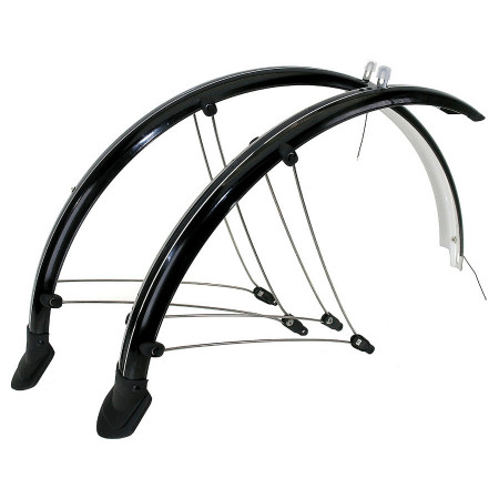 Set Aparatori Noroi Flexibile M-WAVE 27.5" 60 mm Negru