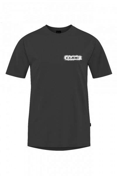 TRICOU CUBE ORGANIC WS T-SHIRT GIRL POWER BLACK M/L