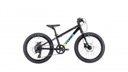 BICICLETA COPII CUBE ACID 200 DISC Black Green 2023 roti 20"