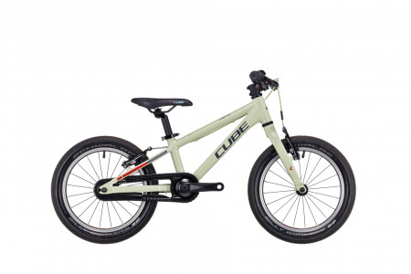 BICICLETA COPII CUBE CUBIE 160 Green Red 2023 roti 16"