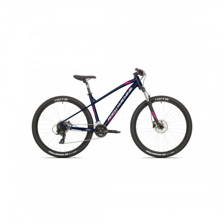 Bicicleta Rock Machine Catherine 70-27 27.5 Gloss Metallic Navy/Silver/Pink 17.0 - (M)