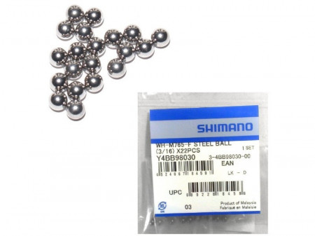 BILE SHIMANO OTEL (3/16) PT. WH-M765-F 22 BUC.