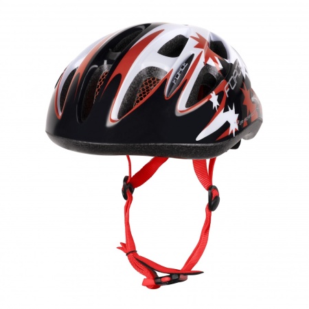 Casca copii Force Lark negru/rosu/alb S (48-54 cm)