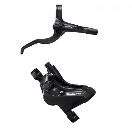 FRANA PE DISC SET ASAMBLAT SHIMANO J-KIT BL-MT401(R) BR-MT420(R) FARA ADAPTOR PLACUTE METAL FARA ARIPIOARE DE RACIRE FURTUN SM-BH90-SS 1700MM NEGRU INCL. OLIVA & INSERTIE CONECTARE NEGRU AMBALAT IND.