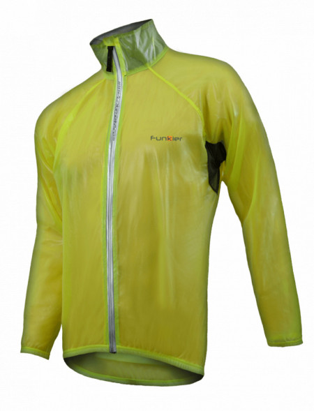 Jacheta FUNKIER Lecco Active - Galben transparent 2XL