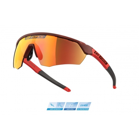 Ochelari Force Enigma Rosii, lentile rosii polarizate